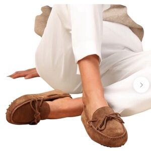 Aurélien Caramel Softey® Suede Driving Shoes Womens Size EU 40/US 9 GUC